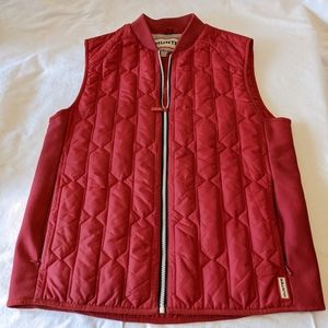 Hunter Boots Midlayer vest/gilet, red, men's large